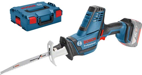 Bosch blauw gsa 18 v-li c professional accu reciprozaag | zonder accu's en lader | in l-boxx - 06016a5001