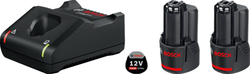Bosch blauw starterset premium - 2 x gba 12v 6.0ah + gal 12v-40 professional - 1600a01b20