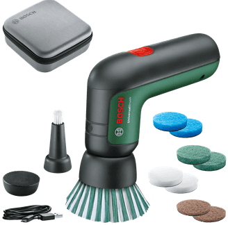 Bosch groen accureinigingsborstel universalbrush | set (1x 1.5ah accu + lader) - 06033e0002