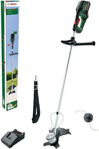 Bosch advancedbrushcut 36v-23-750 - accutrimmer - inclusief draadspoel - bosmaaiermes - schouderriem - 36v accu (2 ah) - 70-min lader