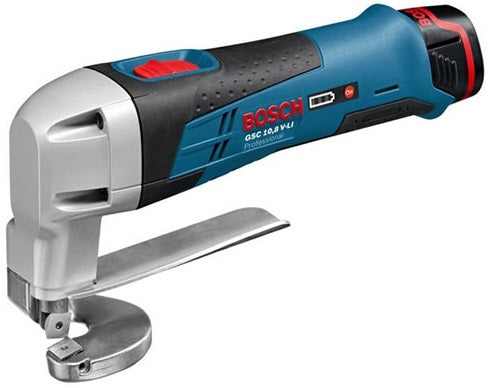 Bosch blauw gsc 12v-13 plaatschaar | 12v (10,8v) 2.0ah li-ion - 0601926108