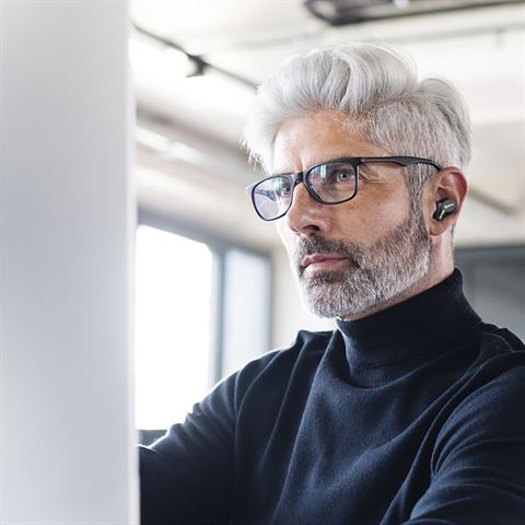 Écouteurs stéréo sans fil Bluetooth Boya BY-AP1 Noir