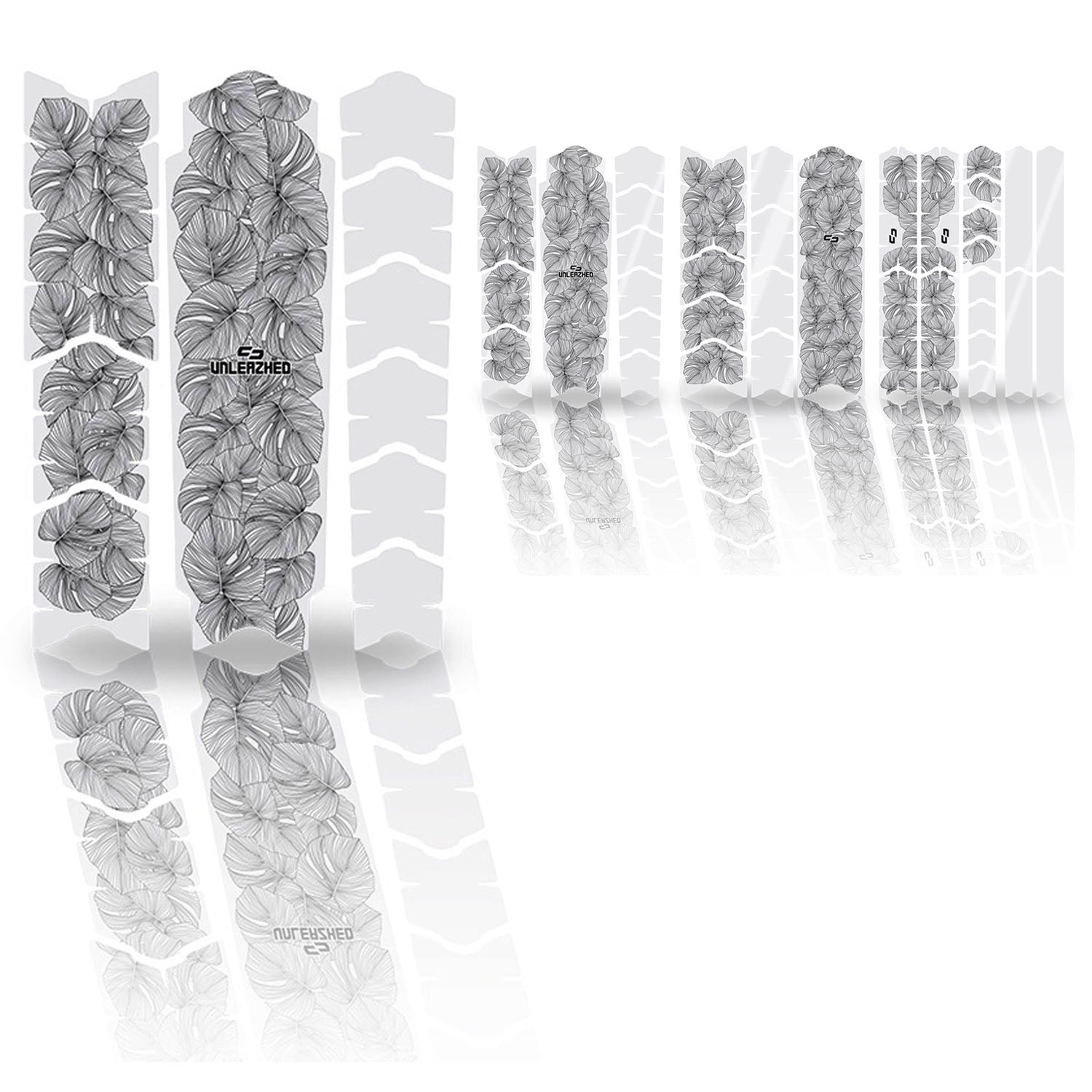 Unleazhed frame protection film monstera white glossy