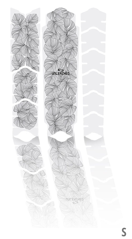 Unleazhed unscratch - frame protection film monstera white matt