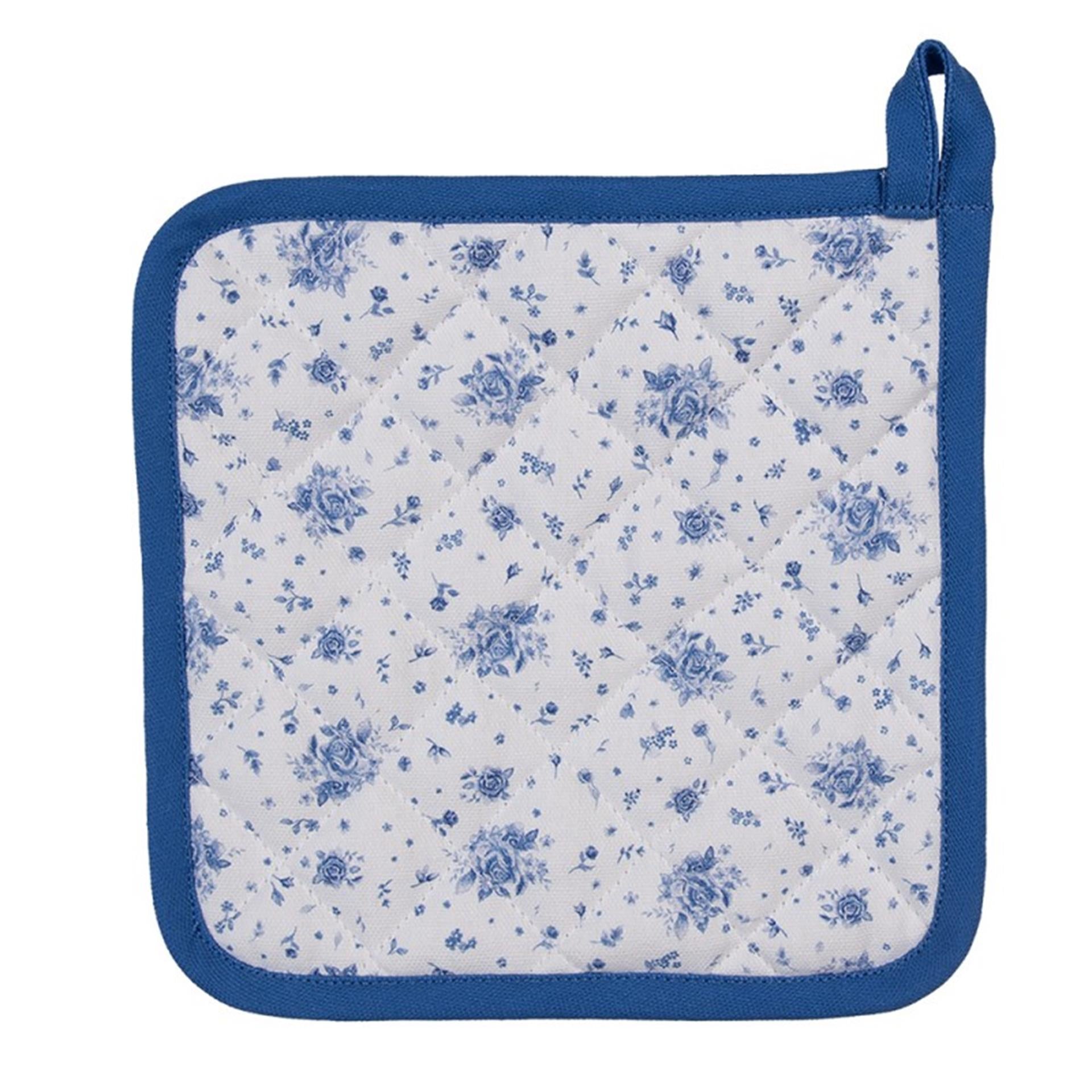 Clayre eef pannenlap roosjes 20x20cm