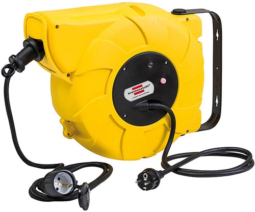 Brennenstuhl automatische kabelhaspel ip44 9+2m h07rn-f 3g1,5 - 1241000