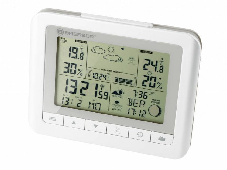 weerstation TemeoTrend WF 16,5 x 3 x 13 cm wit 3-delig