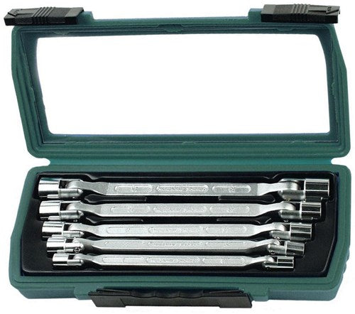 Brüder mannesmann kniesleutelset 5 dlg in koffer (hobby) - 19821