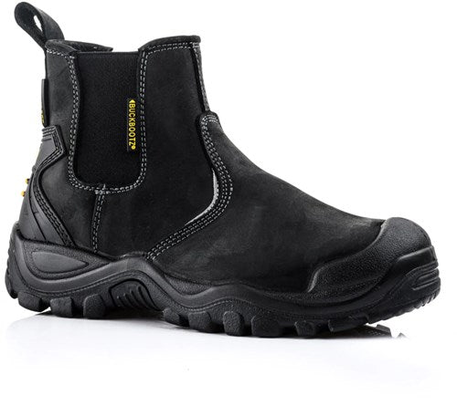 Buckbootz instapper bsh006 hoog s3 + kn | zwart bsh006bk | maat 41 - 00.176.027.41