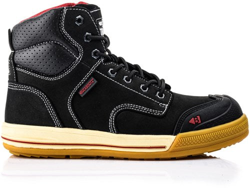 Buckbootz werkschoen largobay sneaker hoog eazy s3 | zwart | maat 43 - 00.176.077.43