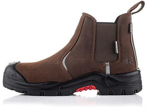 Buckbootz werkschoen nubuckz instapper nkz101brn s3s 2.0 | bruin | maat 44 - 5055138022894