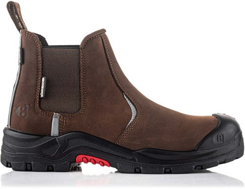 Buckbootz werkschoen nubuckz instapper nkz101brn s3s 2.0 | bruin | maat 47 - 5055138022924