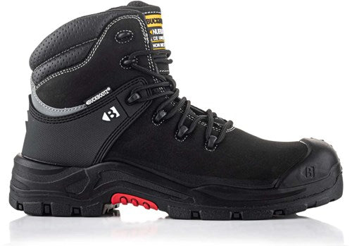 Buckbootz werkschoen nubuckz nkz102blk s3s 2.0 | zwart | maat 44 - 5055138023136