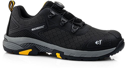 Buckbootz werkschoen tradez wheelz laag s1ps boa | zwart | maat 46 - 5055138027080