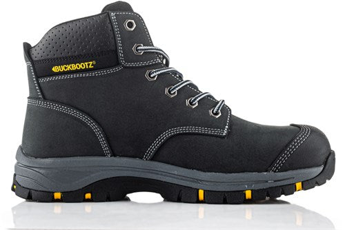 Buckbootz werkschoen wizardz wizl1blk s3s | zwart | maat 45 - 5055138024287