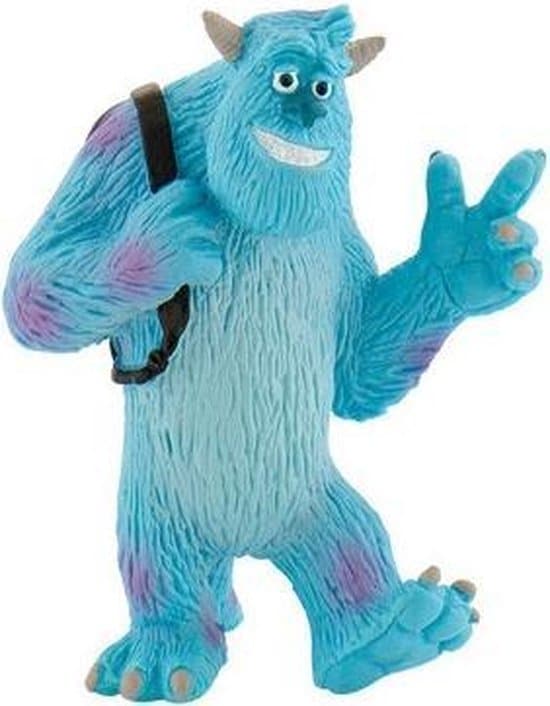 Bullyland 12583 – speelfiguur en verzamelfiguur sulley uit monsters, inc. – ca. 7,5 cm – levensecht en detailrijk vormgegeven – ideaal als taartfiguur en klein cadeautje voor kinderen vanaf 3 jaar.