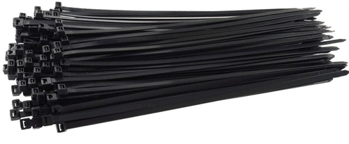 Bundelband 920x9mm zwart zak=100 | 100 stuks