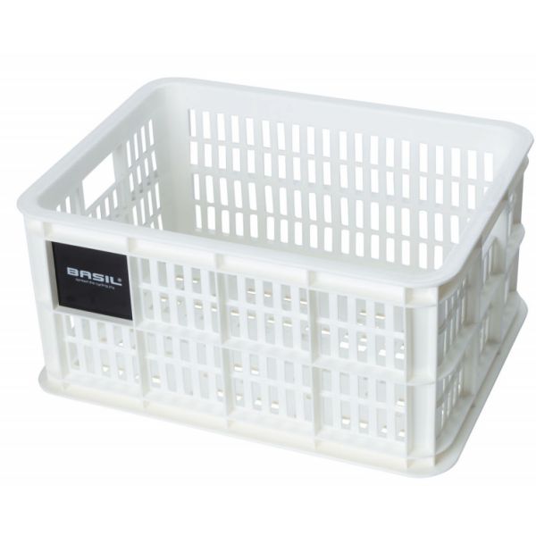 Basil fietskrat S - klein - 17,5 liter - wit
