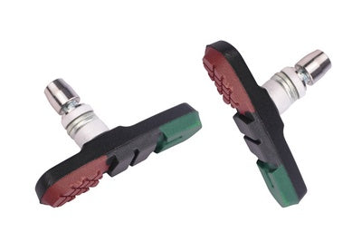 Qtcycletech Qt brake pad set V-brake Allen key 72mm 3-color 4 pieces on card