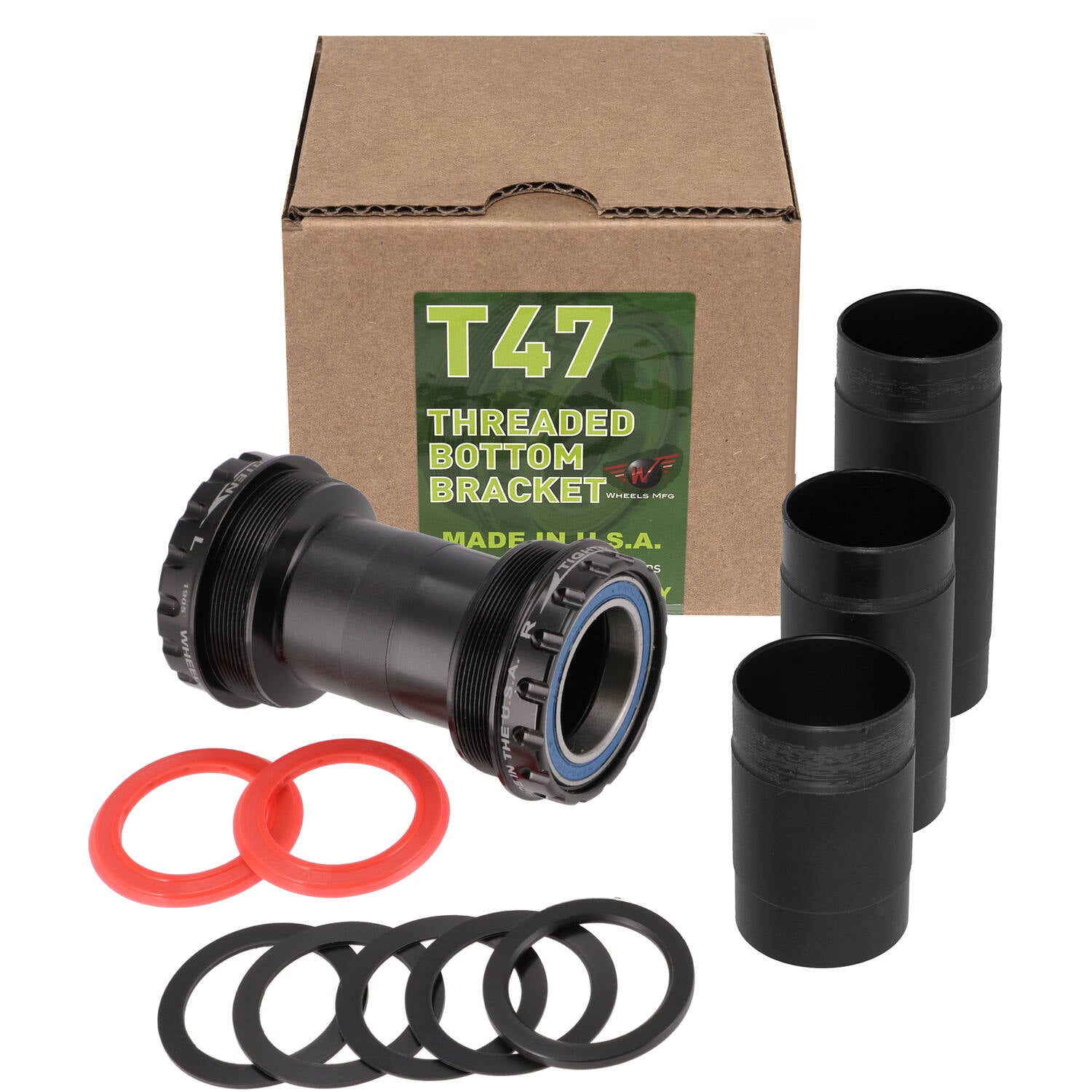 Wielen fabrikant - trapas t47 buitenboordmotor sram dub abec 3 zwart