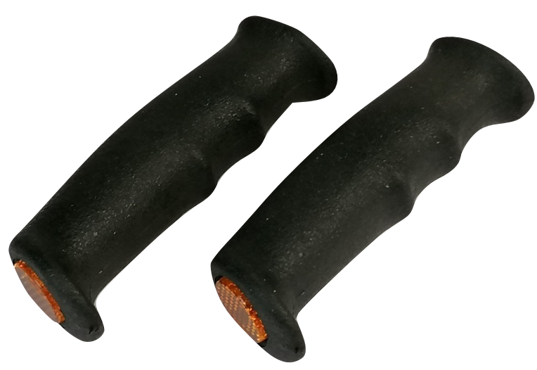 Herrmans set handvat ergo grip zwart met reflectie