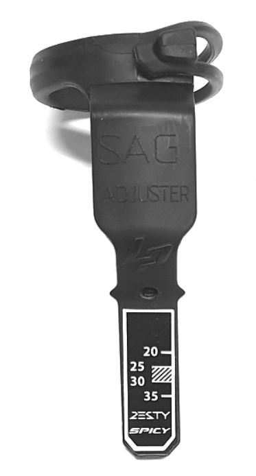 Sag adjuster versteller voor regeling vering demping