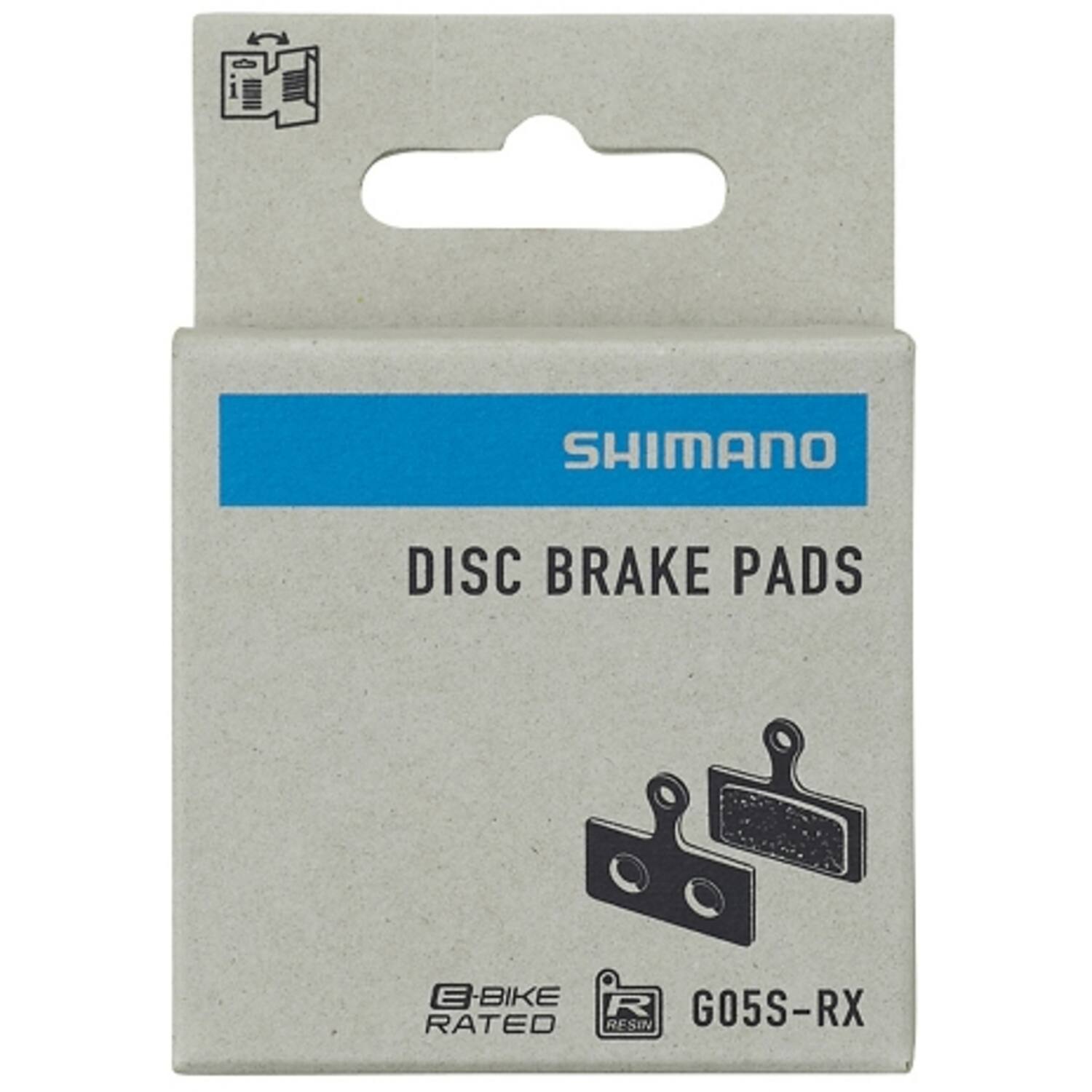 Plaquettes de frein à disque Shimano G05S-RX Résine