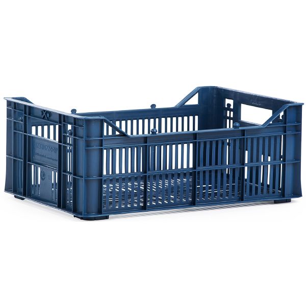 Urban Proof Bicycle Crate Helsinki Plastic 7L Dark Blue 30x20x11 cm