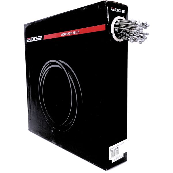 Edge schakel binnenkabels 2250mm RVS ø1,1mm met n-nippel ø4×4mm (100 stuks)