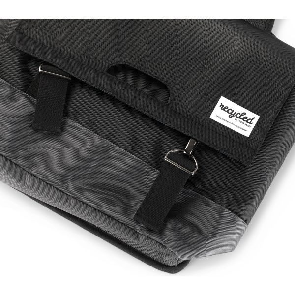 Urban Proof Dubbele Fietstas 55L Zwart Grijs - Gerecycled RPET