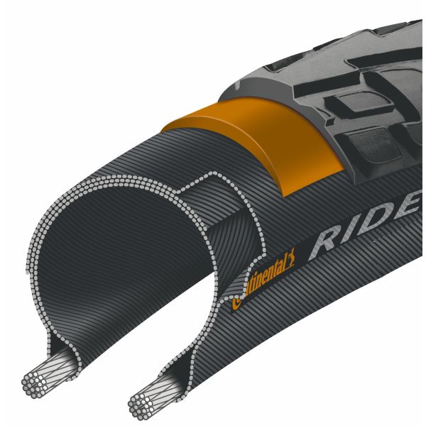 Pneu Continental Ride Tour 24 x 1.75 47-507 - noir