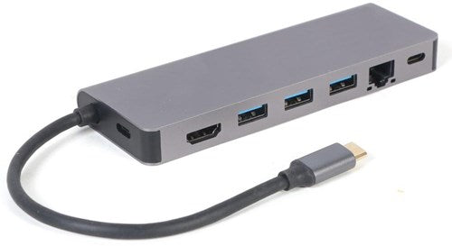 Enzo cablexpert usb-c 5-in-1 multi adapter usb-c dock 5-voudig - 9530505