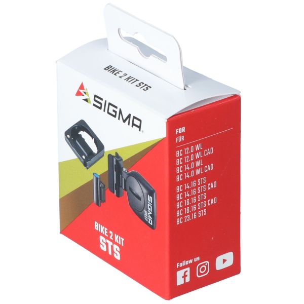 Snelheidszenderset Sigma 2450 (sensor + spaakmagneet + stuurhouder)