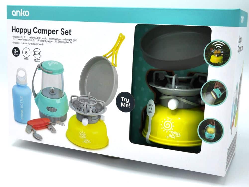 Playgo happy campingset met speelgoedgasbrander.