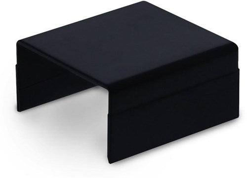 Enzo canalit systeem25 eindstuk 25x13mm zwart - 4745725