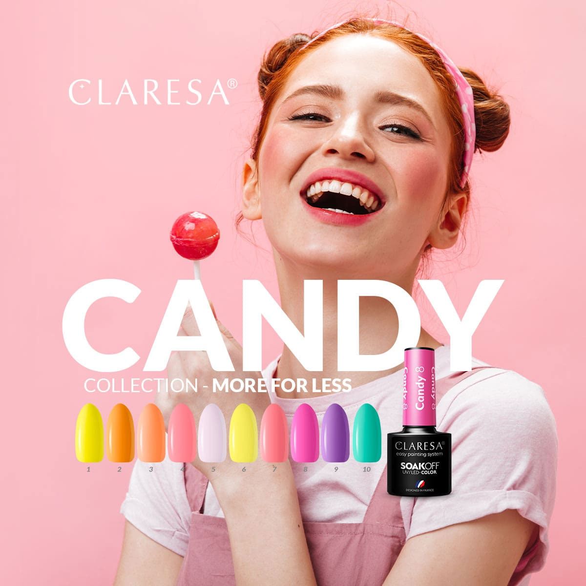 Claresa uv led gellak 5ml candy 7