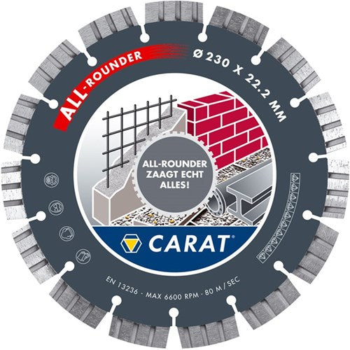 Carat diamantzaagblad 230x22.2 allrounder