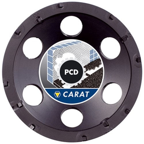 Carat slijpkop pcd ø125x22.23mm tbv lijm en verfresten - cpcd125300