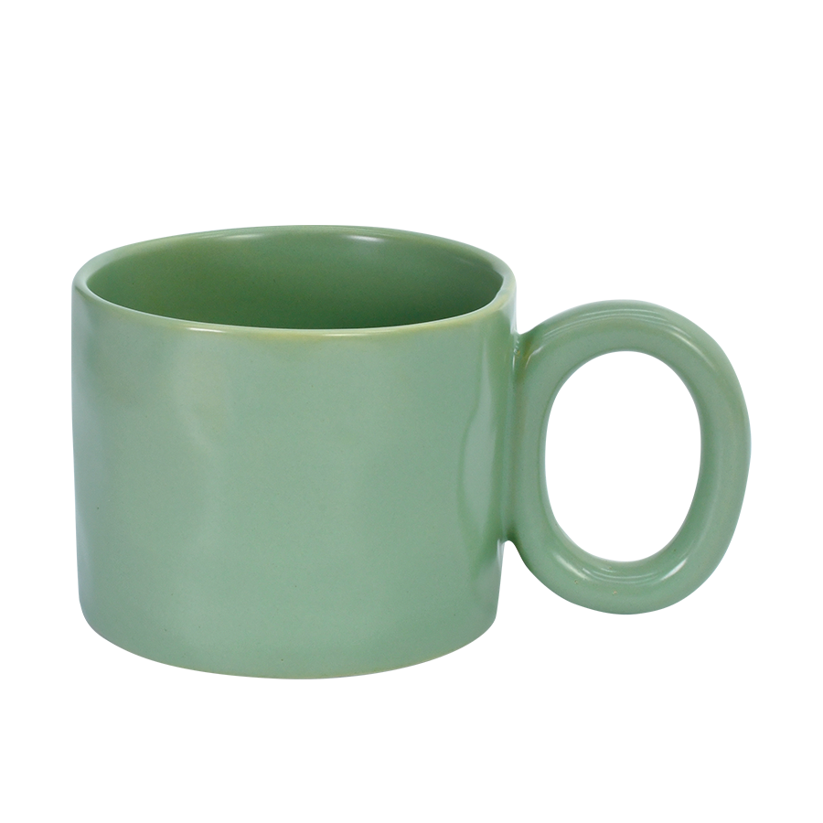 Cark mok matte mintgroen 380ml ø10x8cm