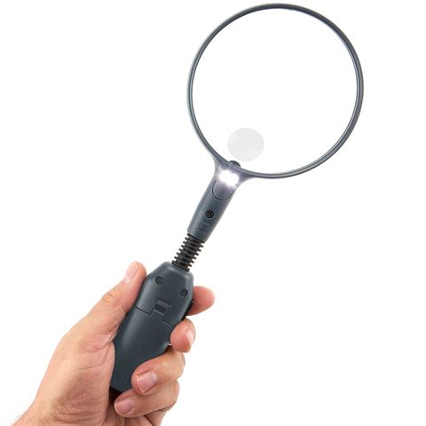 Loupe de table flexible Carson avec LED 2x110mm