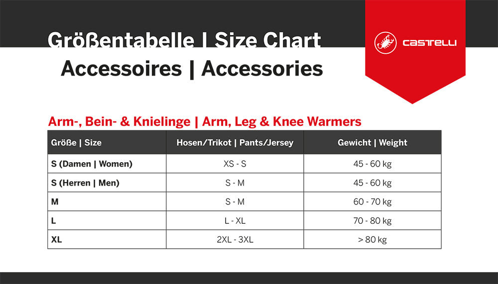Castelli espresso - leg warmers | m