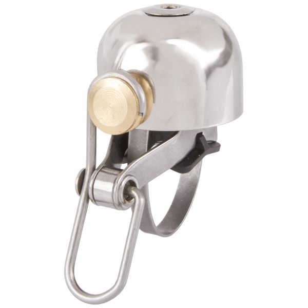M-Wave Bella C-Yell Mini sonnette cuivre argenté, diamètre 30mm