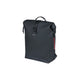 Basil SoHo Nordlicht Bicycle Backpack - Black Modern Backpack with LED Lighting for Women Men Electric Bikes - Waterproof - 17L - Black