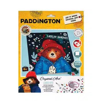 Diamond schilderij Paddington laat het sneeuwen kerstkaarten maken