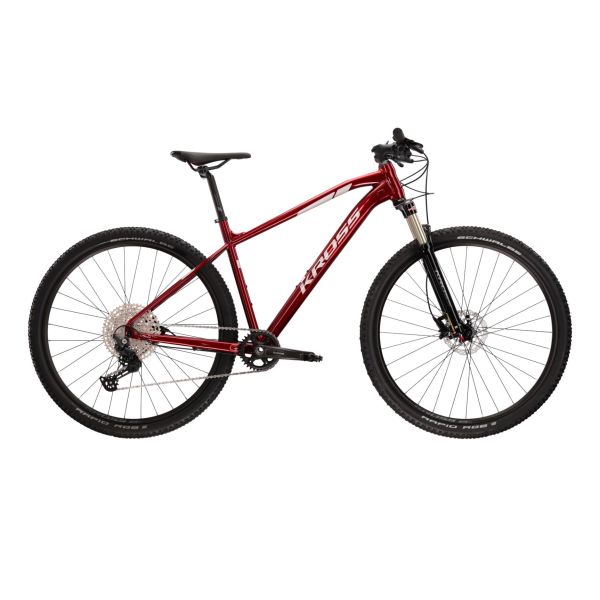 Kross mountainbike level 6.0 mtb - 29 inch - frame m (17 inch) - ruby silver gloss