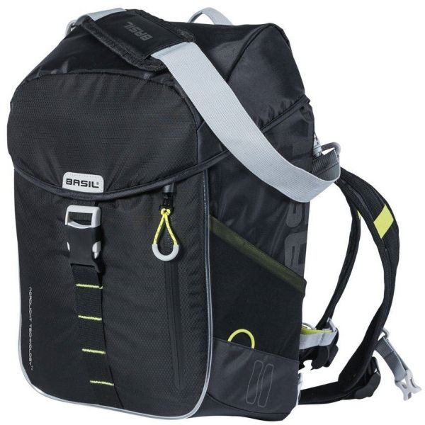 Basil Daypack Nordlicht - onzichtbare fietsrugtas voor E-bikes