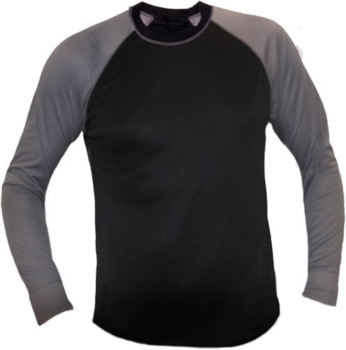 Cerva crv don thermoshirt 03090025 | kleur zwart lichtgrijs | maat m - 00.200.190.02