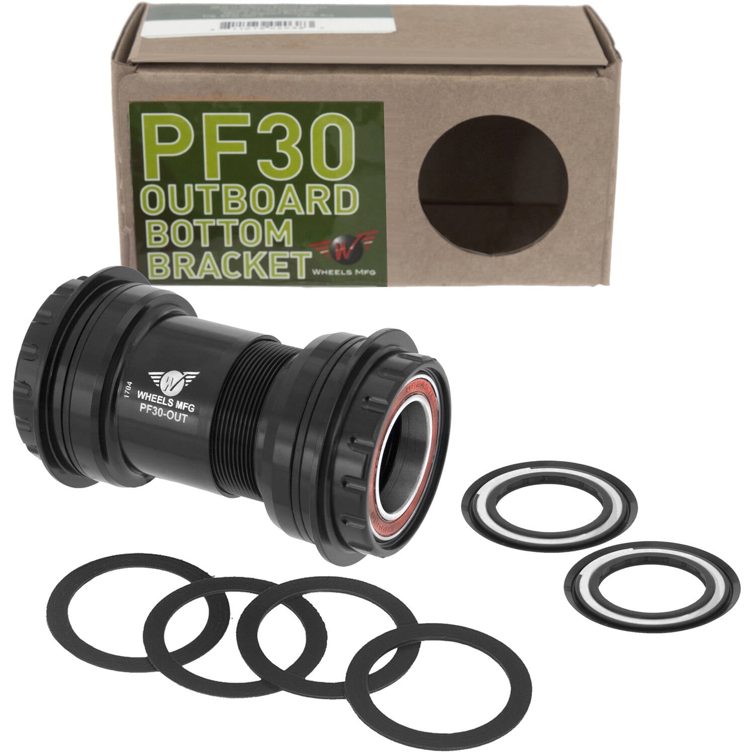 Wielen fabrikant - trapas pf30 shimano 24mm acb zwart