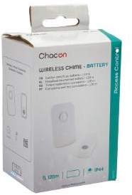 Enzo chacon draadloze deurbel set 120m wit - 8415025