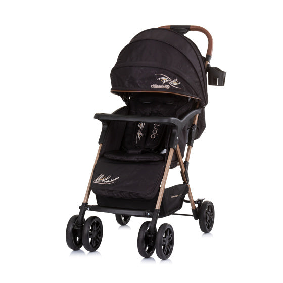 April Opvouwbare Buggy met Voetenhoes Obsidian Zwart